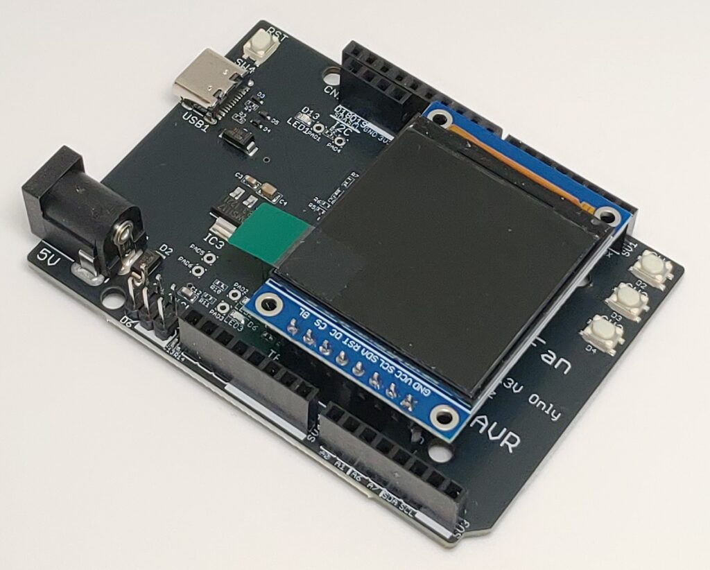 TRYGEAR-AVR with TFT