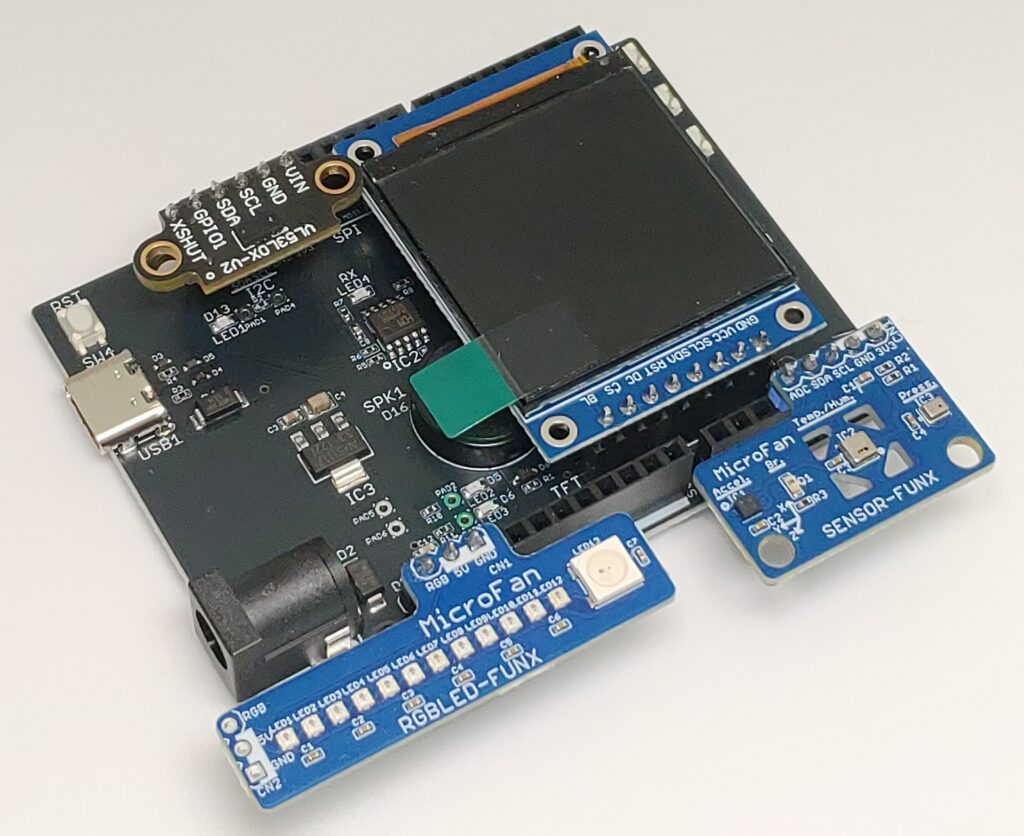 TRYGEAR-AVR with TFT and SENSOR